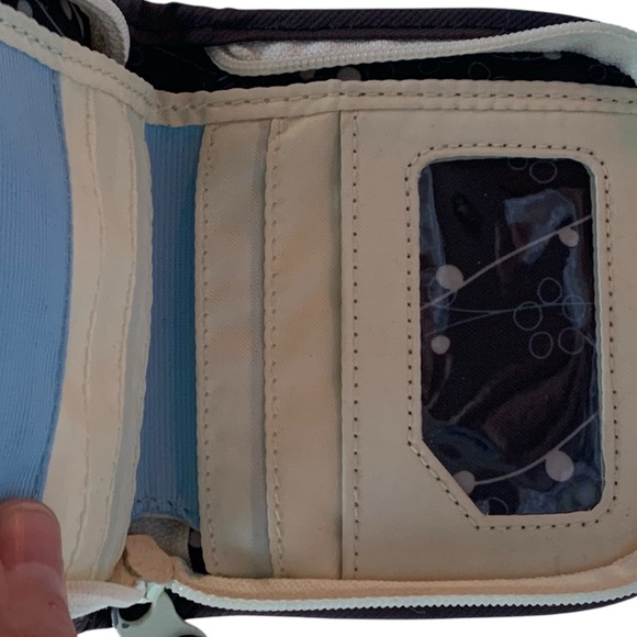 SHERPANI Kai Light Blue & Brown Wallet Coin Purse Bag Woman’s Accessories NEW - Picture 7 of 11